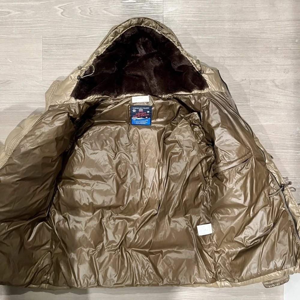 Lightweight & Warm Siberian Down Taupe Jacket - Picture 2 of 6